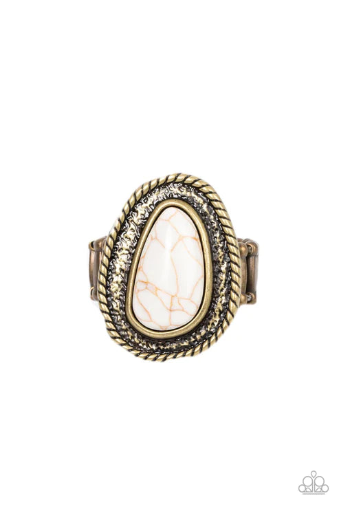 Paparazzi Rings - Downtown Desertscape - Brass