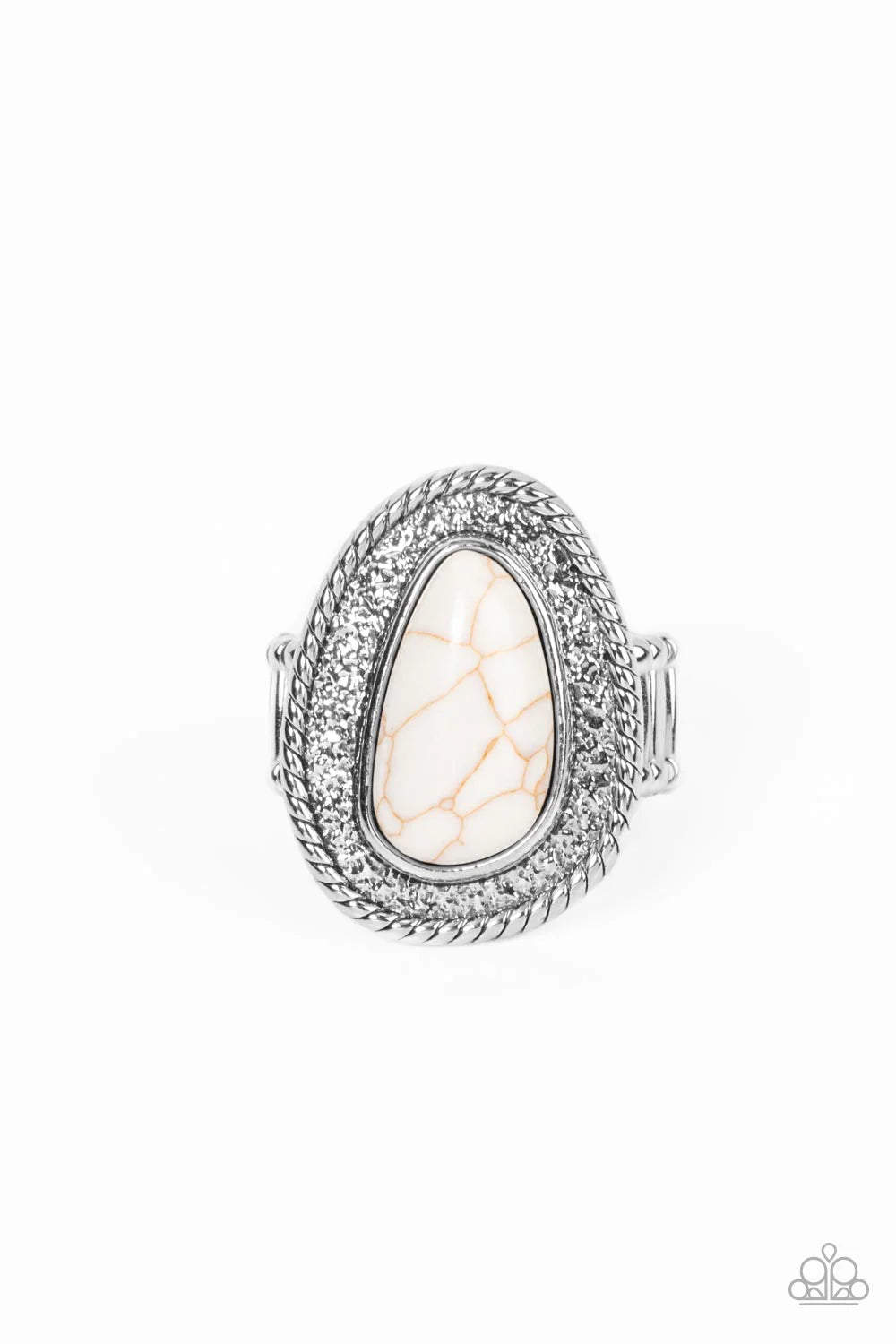 Paparazzi Rings - Downtown Desertscape - White