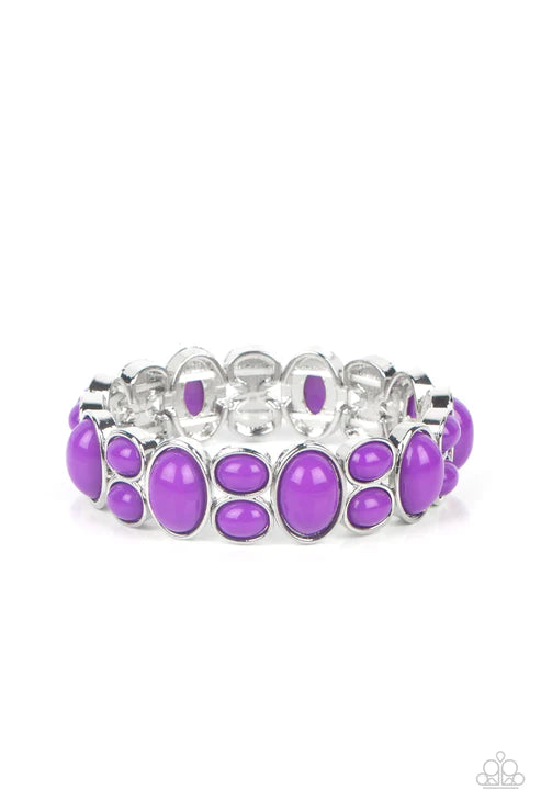 Paparazzi Bracelets - Tic Tac Dance - Purple