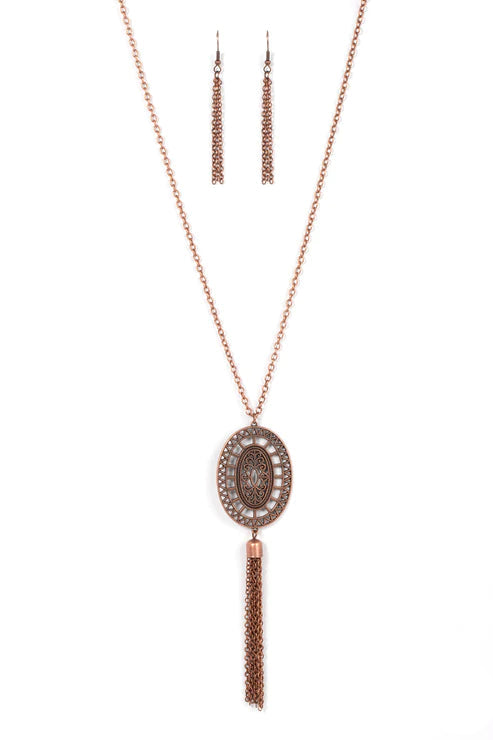 Paparazzi Necklaces - Whimsically Wistful -  Copper