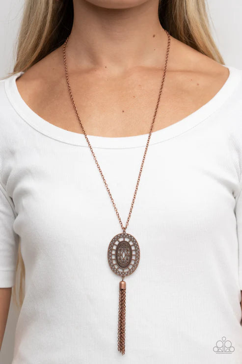 Paparazzi Necklaces - Whimsically Wistful -  Copper