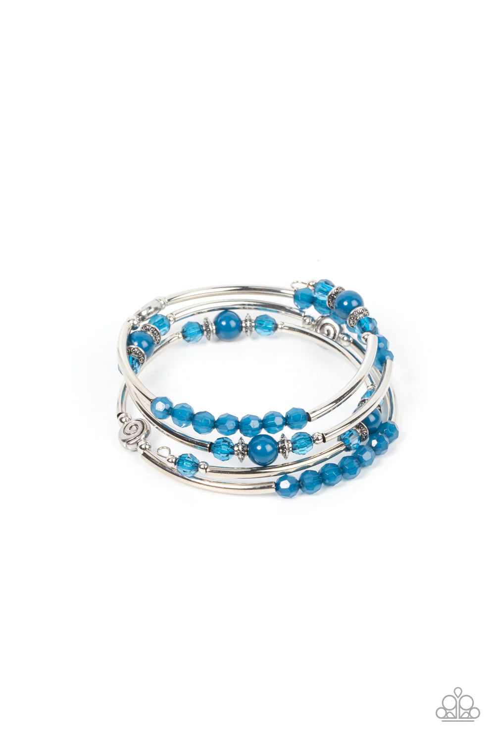 Paparazzi Bracelets - Whimsically Whirly - Blue