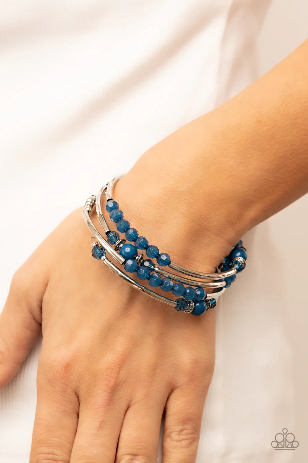 Paparazzi Bracelets - Whimsically Whirly - Blue