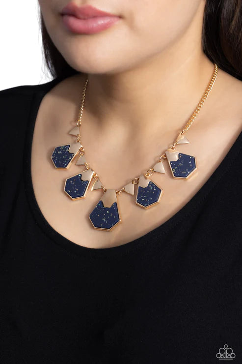 Paparazzi Necklaces - Extra Exclusive - Blue