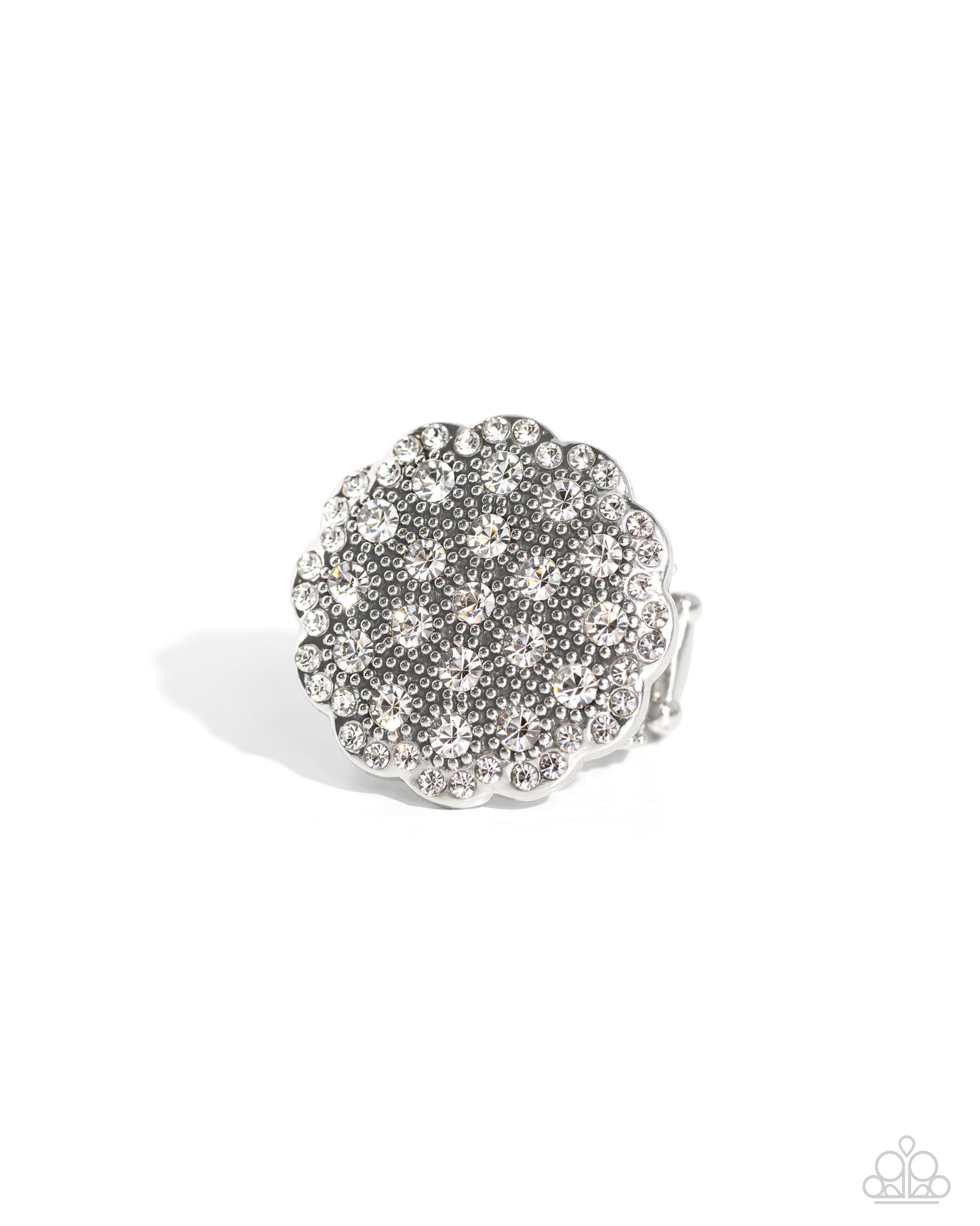 Paparazzi Rings - Blingy Bouquet - White