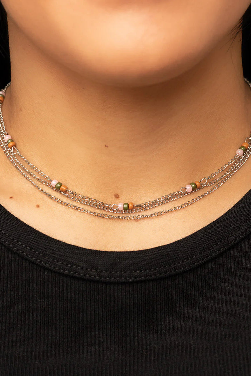 Paparazzi Necklaces - Bountifully Beaded - Multi