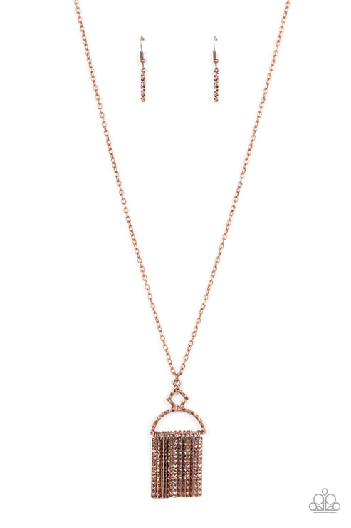 Paparazzi Necklaces - Getting the Hang of Things - Copper