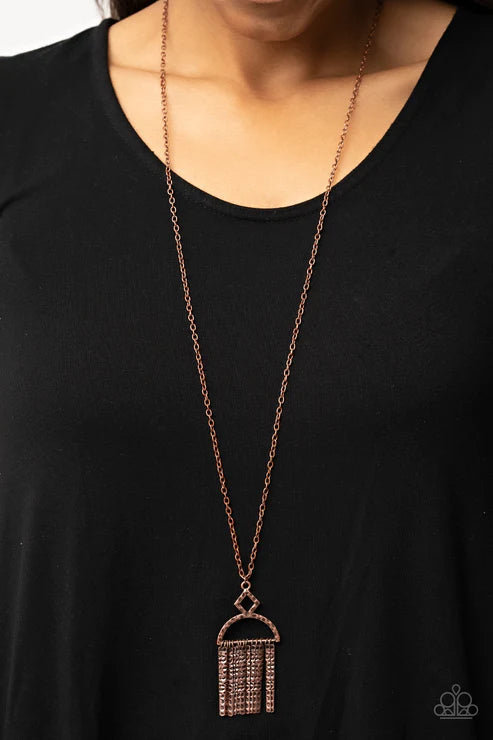 Paparazzi Necklaces - Getting the Hang of Things - Copper