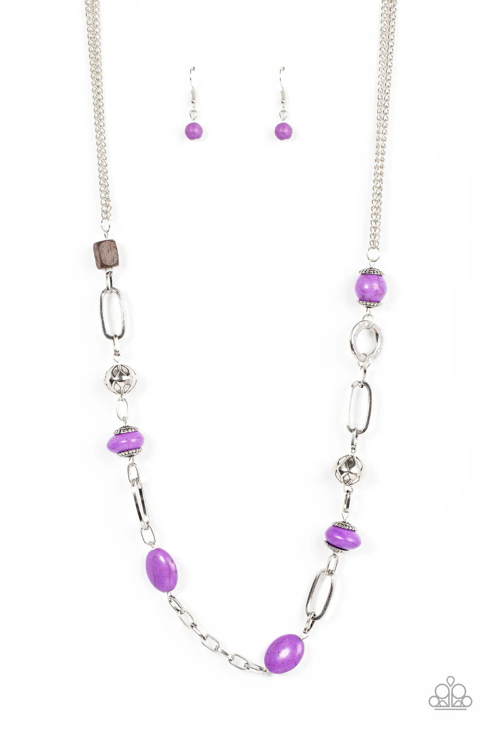 Paparazzi Necklaces - Barefoot Bohemian - Purple