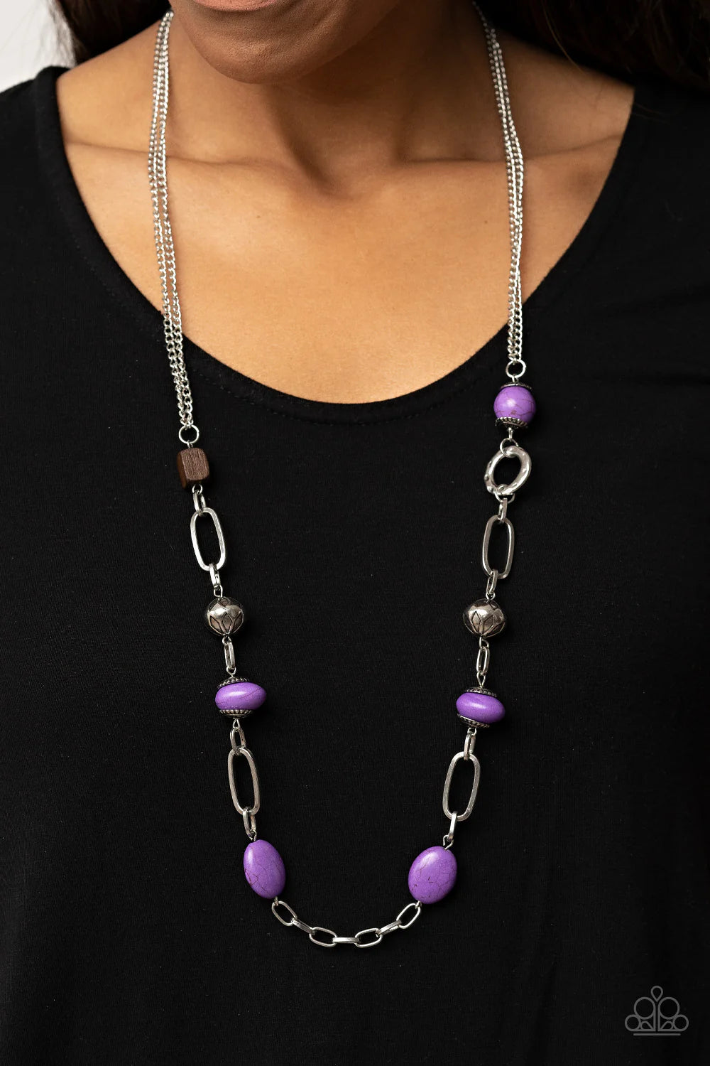 Paparazzi Necklaces - Barefoot Bohemian - Purple