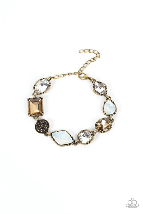 Paparazzi Bracelets - Jewelry Box Bauble - Brass