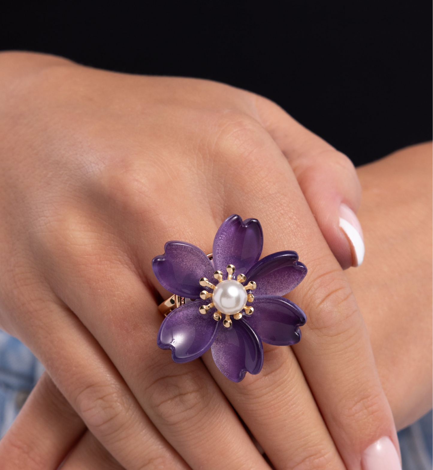 Paparazzi Rings - Floral Force - Purple