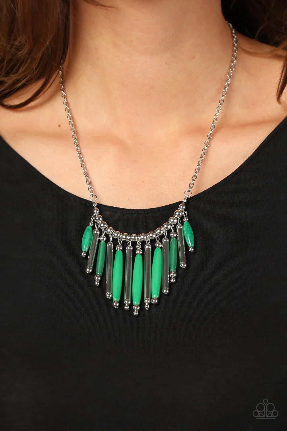 Paparazzi Necklaces - Bohemian Breeze - Green