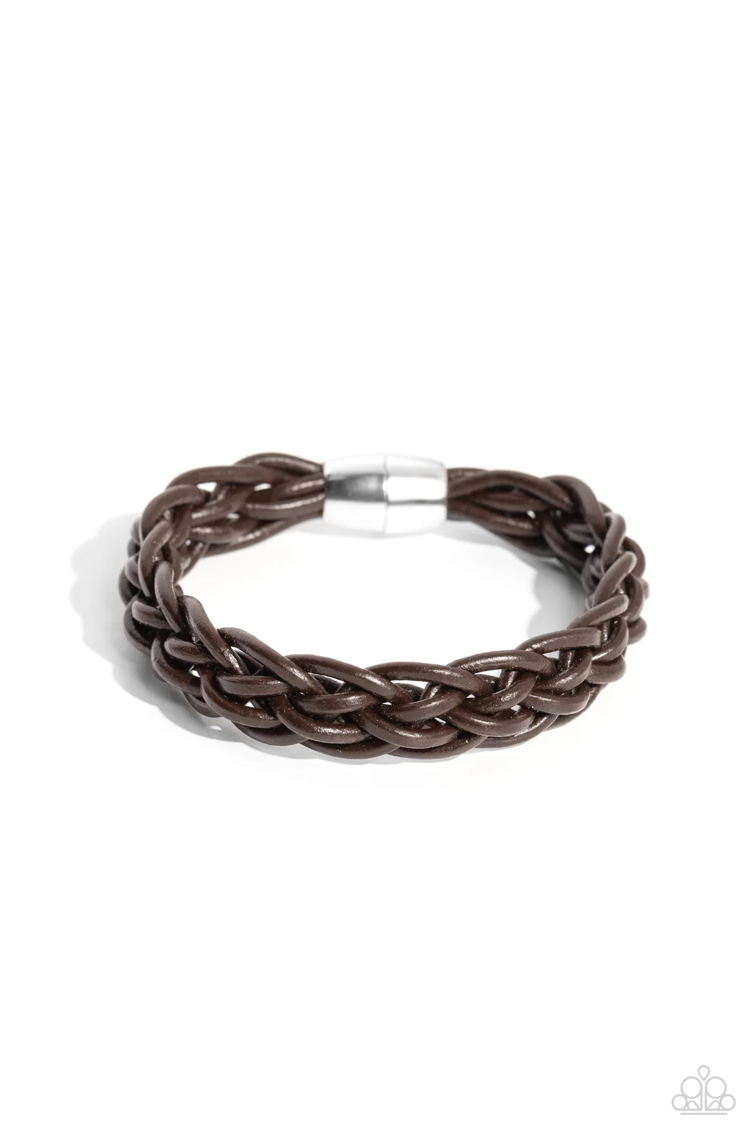 Paparazzi Men's Collection - Cattle Ranch - Brown - Bracelet