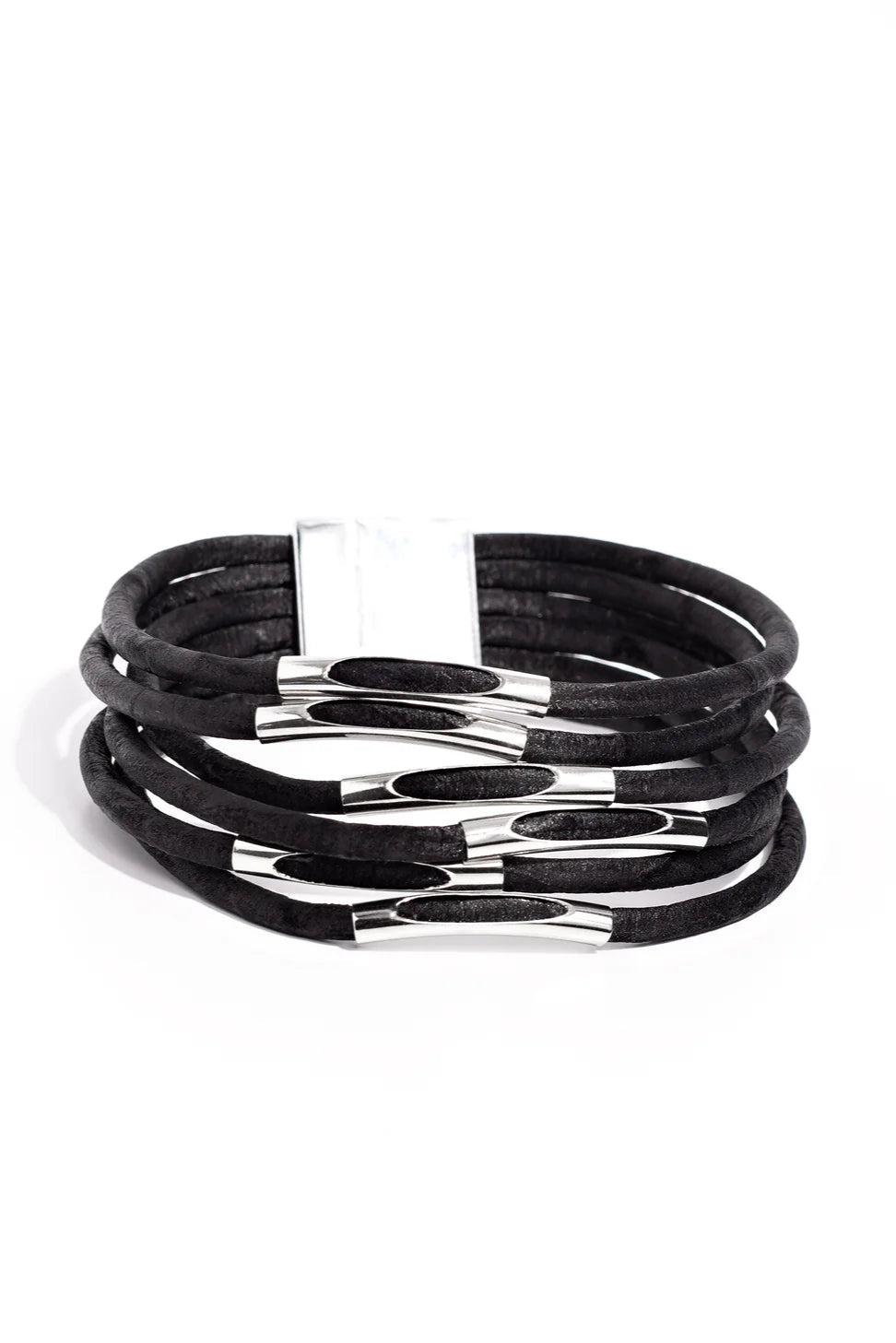 Paparazzi Bracelets - Magnetic Personality - Black