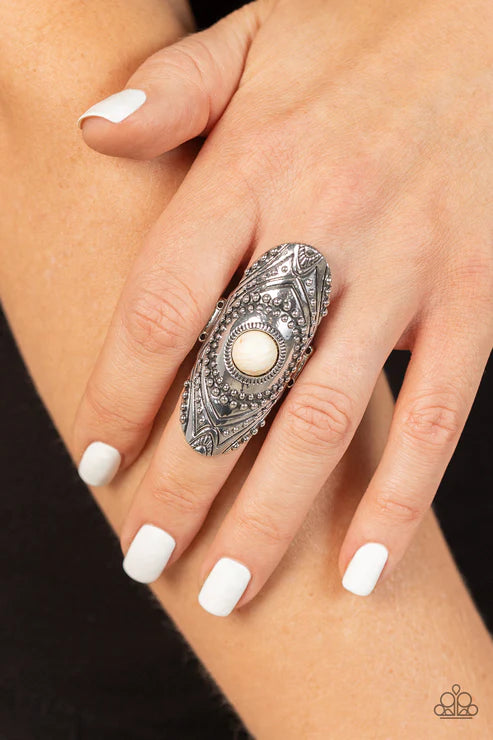 Paparazzi Rings - Rural Residence - White