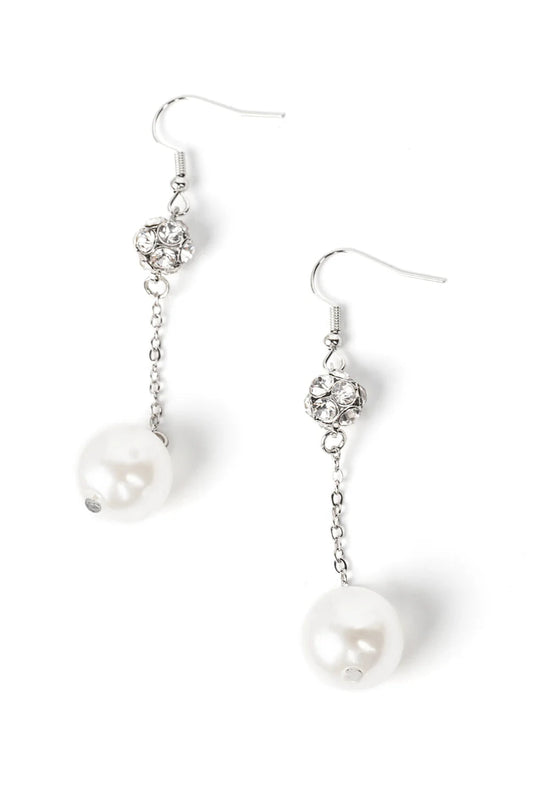 Paparazzi Earrings - Nautical Nostalgia - White - Fashion Fix