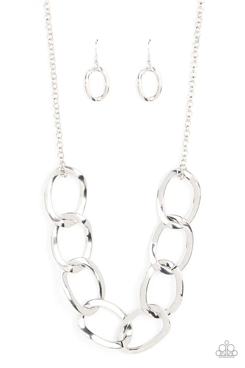 Paparazzi Necklaces - I've Got the Power - Silver