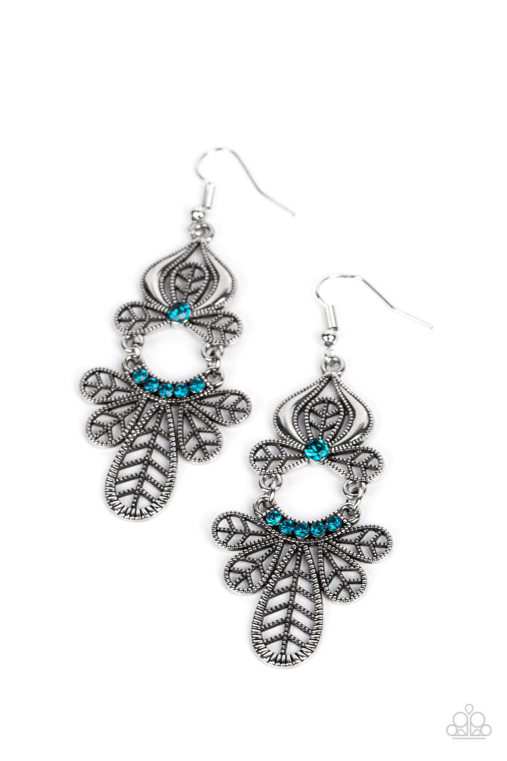 Paparazzi Earrings - Galapagos Gala - Blue