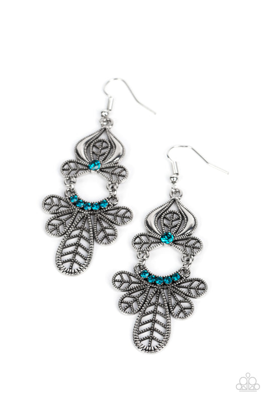 Paparazzi Earrings - Galapagos Gala - Blue