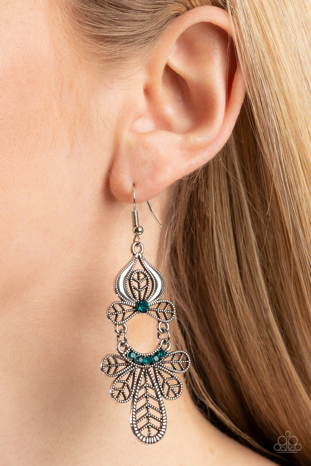 Paparazzi Earrings - Galapagos Gala - Blue