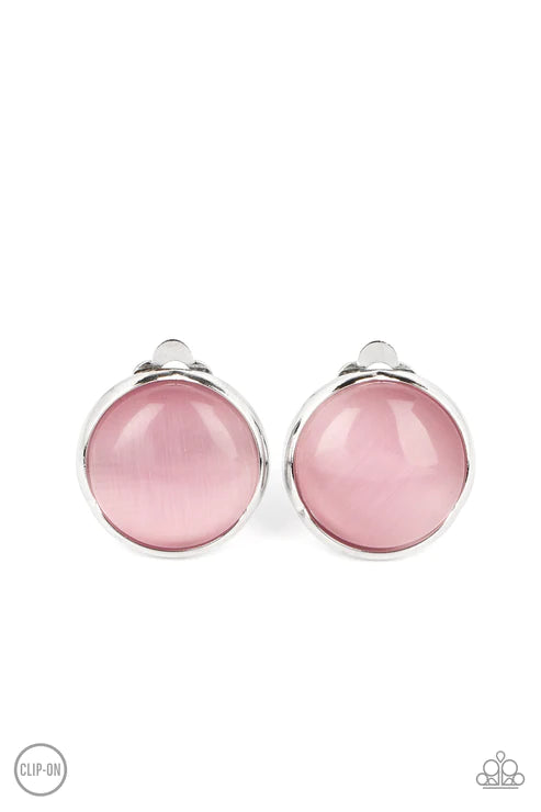 Paparazzi Earrings - Cool Pools - Pink