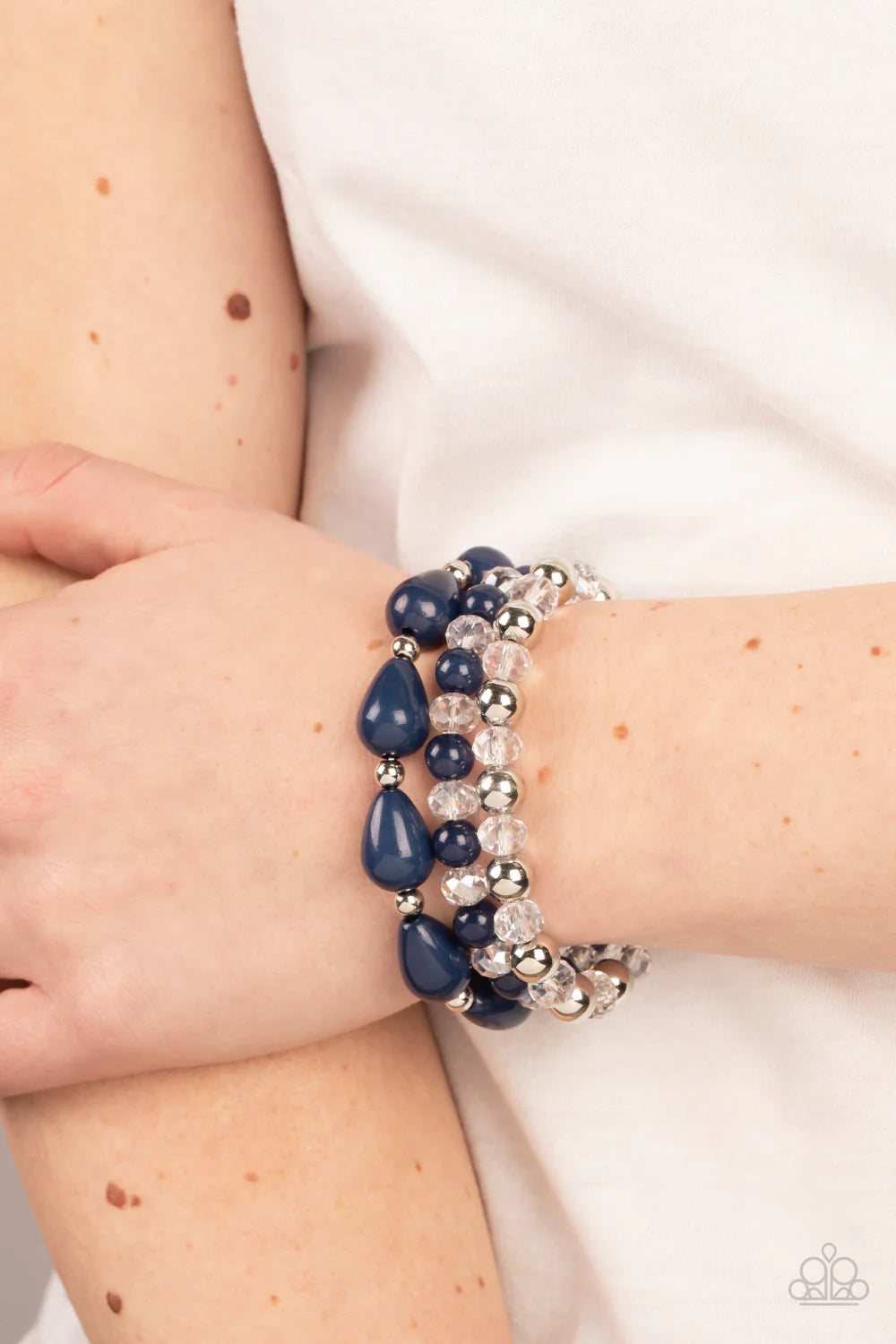 Paparazzi Bracelets - Beachside Brunch - Blue