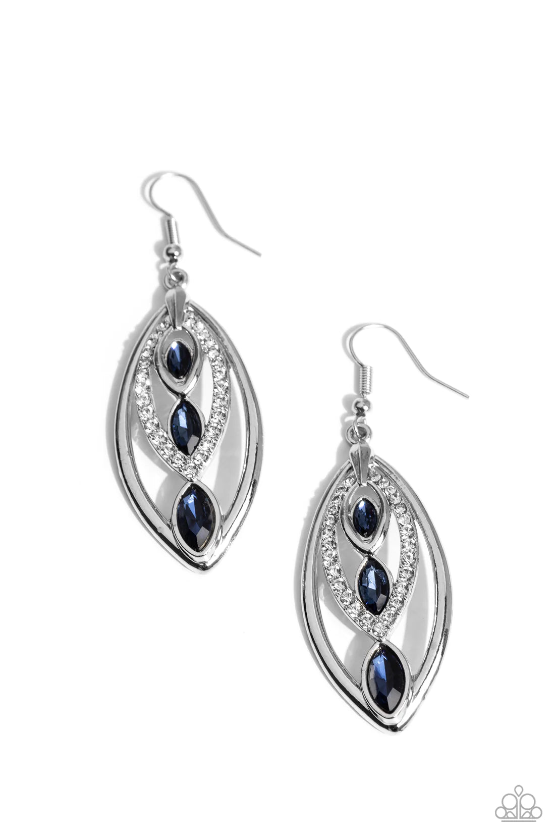 Paparazzi Earrings - Extra Exuberant - Blue