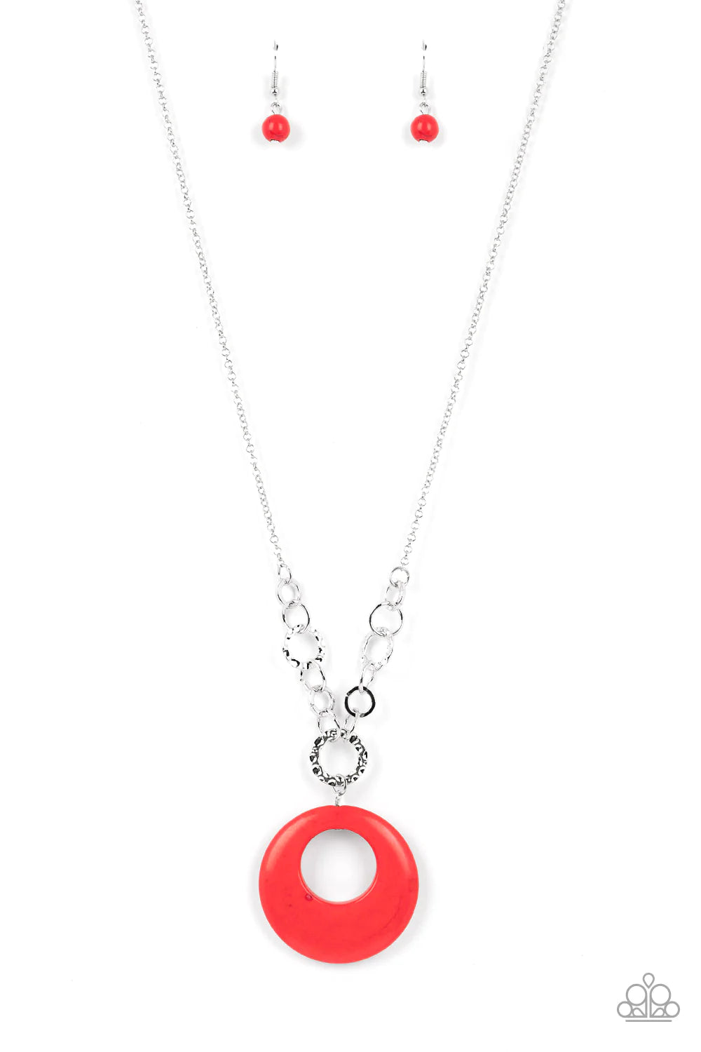 Paparazzi Necklaces - Hidden Dune - Red