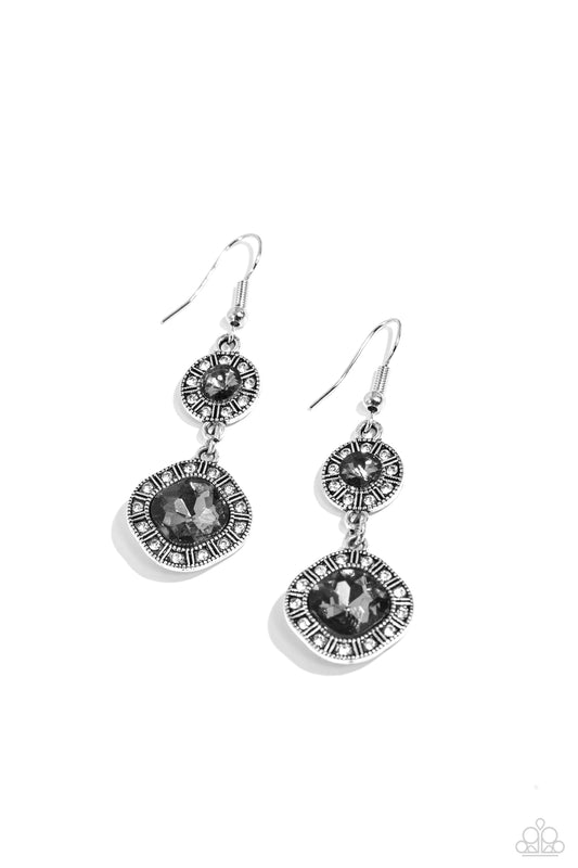 Paparazzi Earrings - Modern Motives - Silver