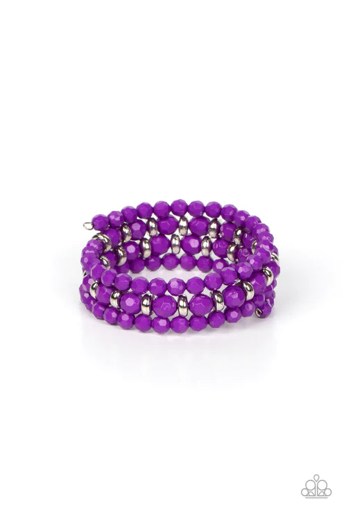 Paparazzi Bracelets - It's a Vibe - Purple