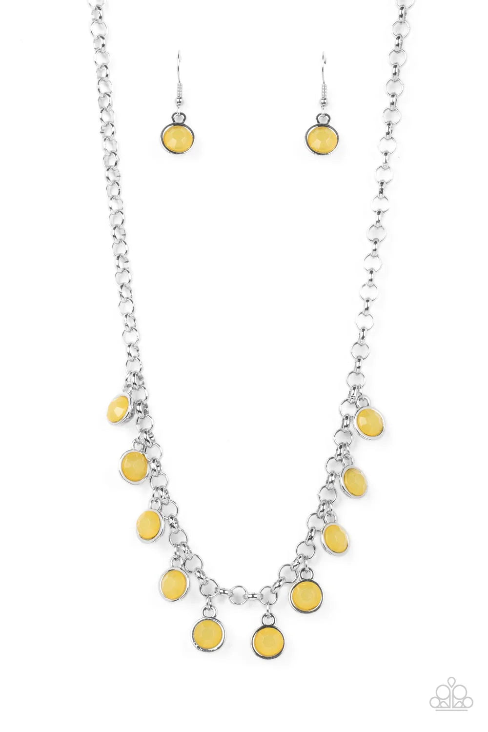 Paparazzi Necklaces - Moonbeam Magic - Yellow