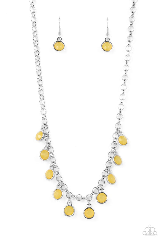 Paparazzi Necklaces - Moonbeam Magic - Yellow
