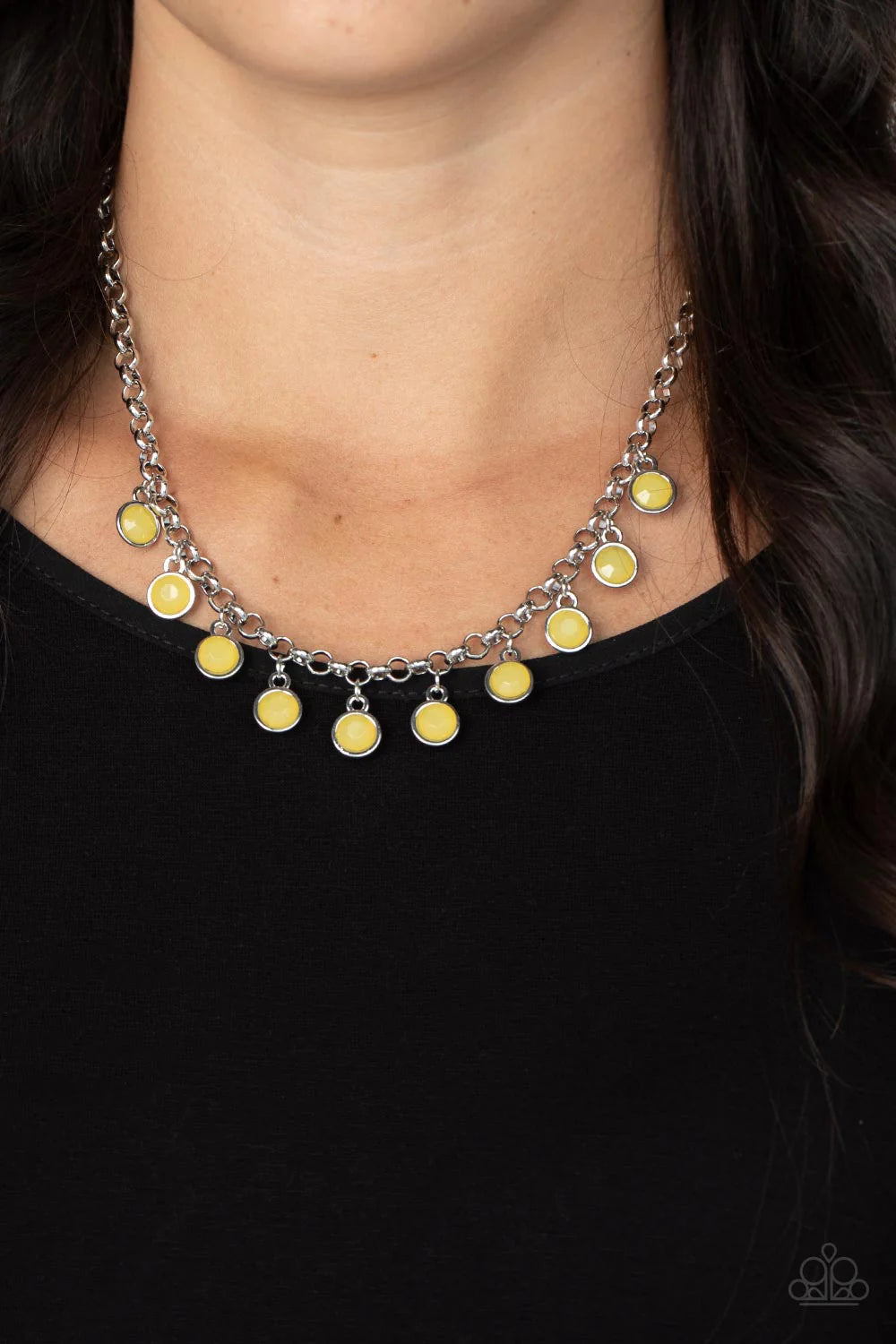 Paparazzi Necklaces - Moonbeam Magic - Yellow