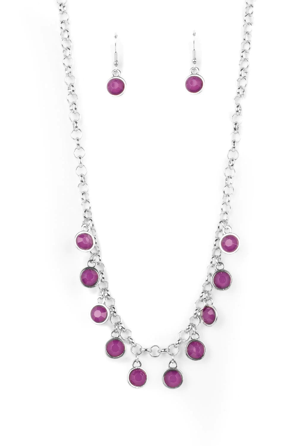Paparazzi Necklaces - Moonbeam Magic - Purple