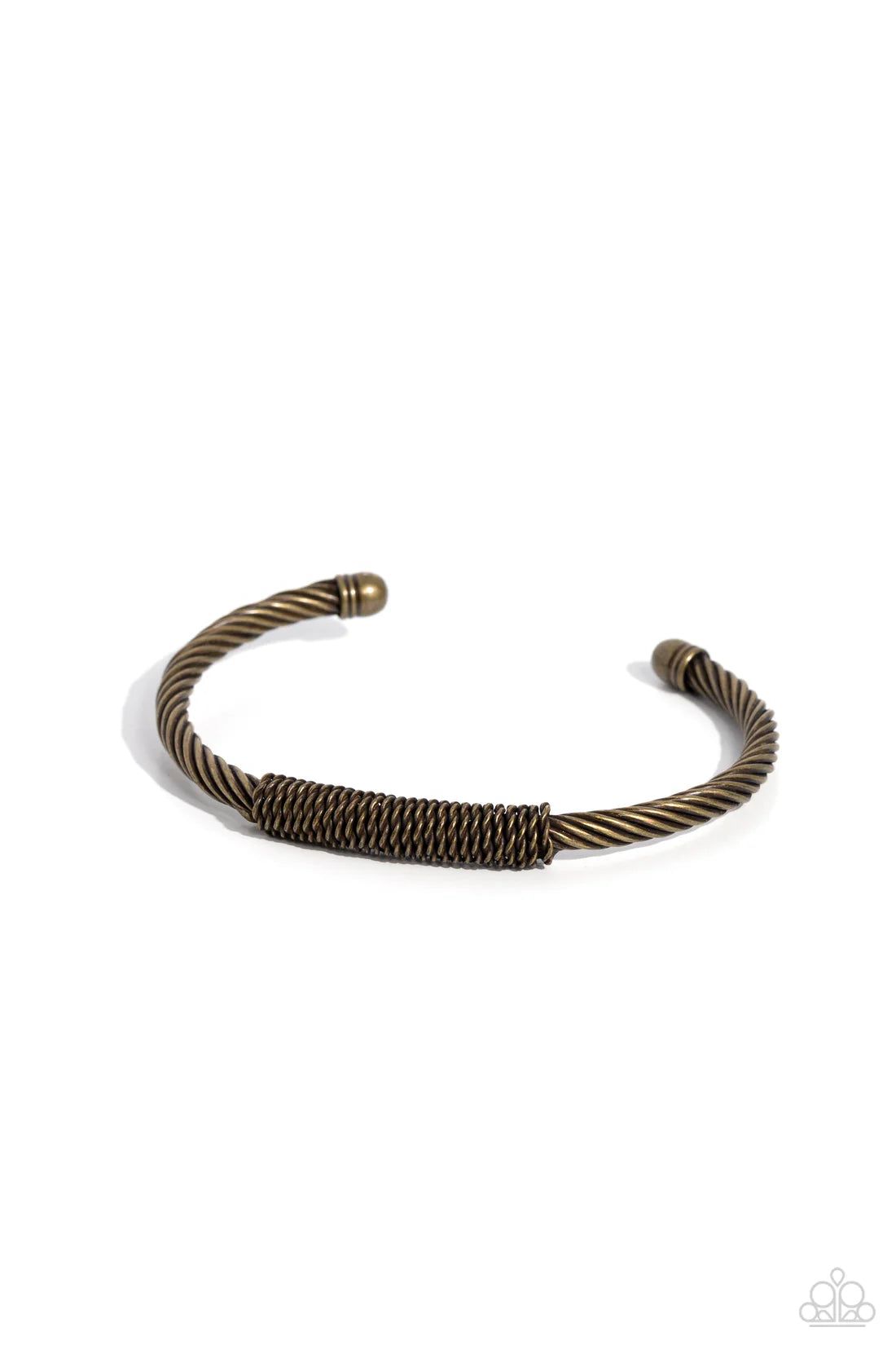 Paparazzi Men's Collection - Cable-Minded - Brass