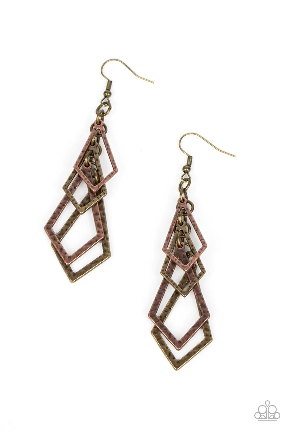 Paparazzi Earrings - Totally Terra-ific - Multi