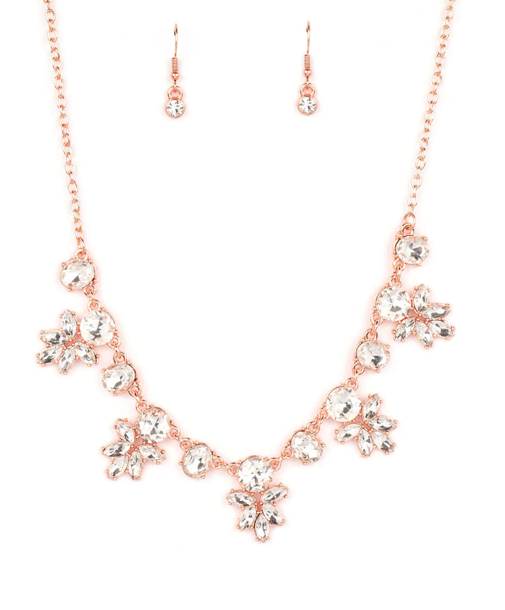 Paparazzi Necklaces - Prismatic Proposal - Copper