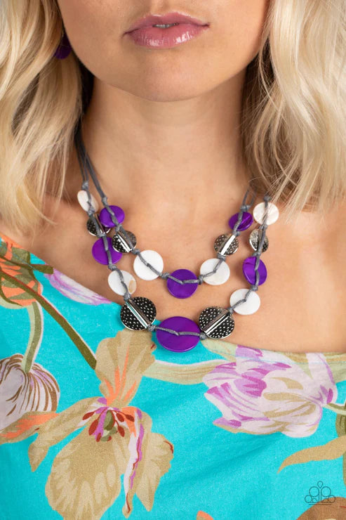 Pearl Heirloom - Purple Necklace - Paparazzi Accessories | Short necklace, Purple  necklace, Purple pearl