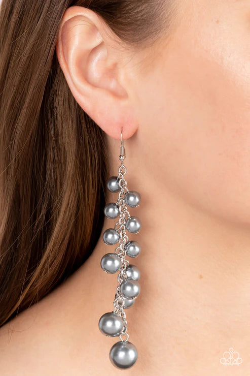 Paparazzi Earrings - Atlantic Affair - Silver