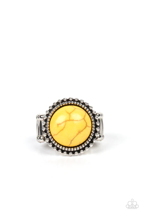 Paparazzi Rings - Mesa Mecca -  Yellow