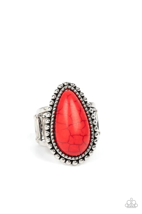 Paparazzi Rings - Urban Elements - Red