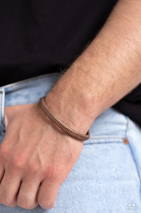 Paparazzi Men's Collection - Let it Rib - Copper