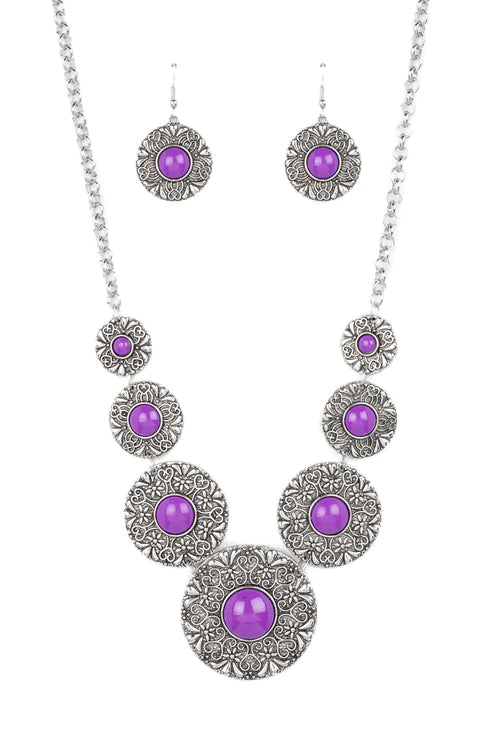 Paparazzi Necklaces - Garden Glade - Purple