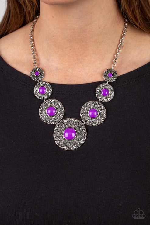 Paparazzi Necklaces - Garden Glade - Purple