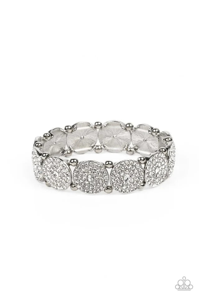 Paparazzi Bracelets - Palace Intrigue - White - B1603