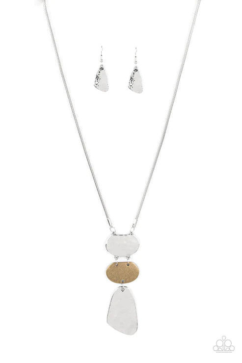 Paparazzi Necklaces - Riverside Respite - Silver