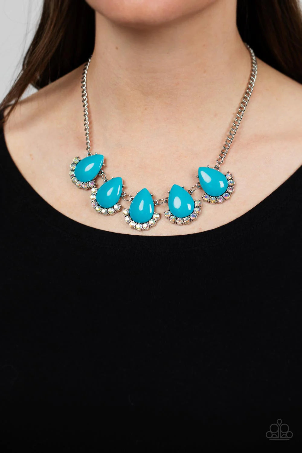 Paparazzi Necklaces - Ethereal Exaggerations - Blue