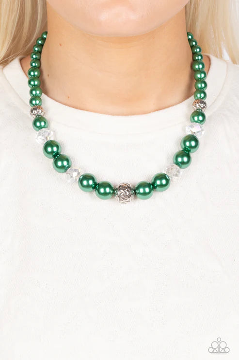 Paparazzi Necklaces - The Noble Prize - Green