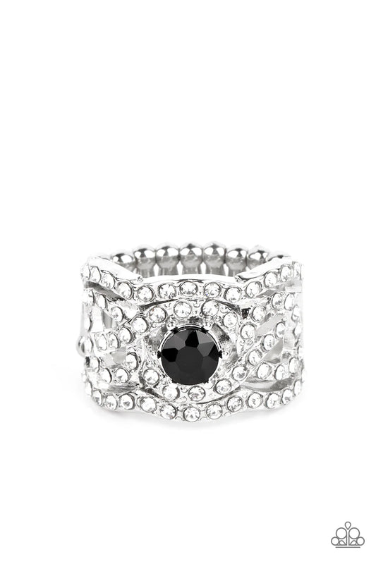 Paparazzi Rings - Doting on Dazzle - Black